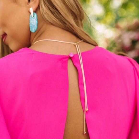 KENDRA SCOTT • Gold Filigree Kacey Adjustable Slider Necklace - Picture 5 of 5